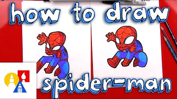 How To Draw Cartoon Spider-Man