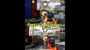 What is the use of speed up after kill perk in codm |TNPCG|