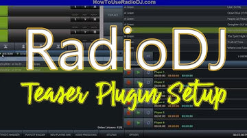 RadioDJ Teaser Plugin Setup
