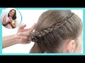 PEINADO PARA NIÑAS - TRENZAS HOLANDESAS CRUZADAS - Ideal para el OTOÑO