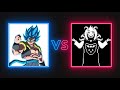 Gogeta vs asriel sprite animation by gabriel mouzo