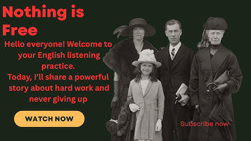 Nothing is Free || Learn English Through Story Level 1 || English Listening Practice 