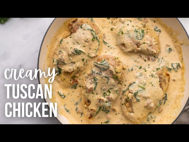 Creamy Tuscan Chicken l The Recipe Rebel class=