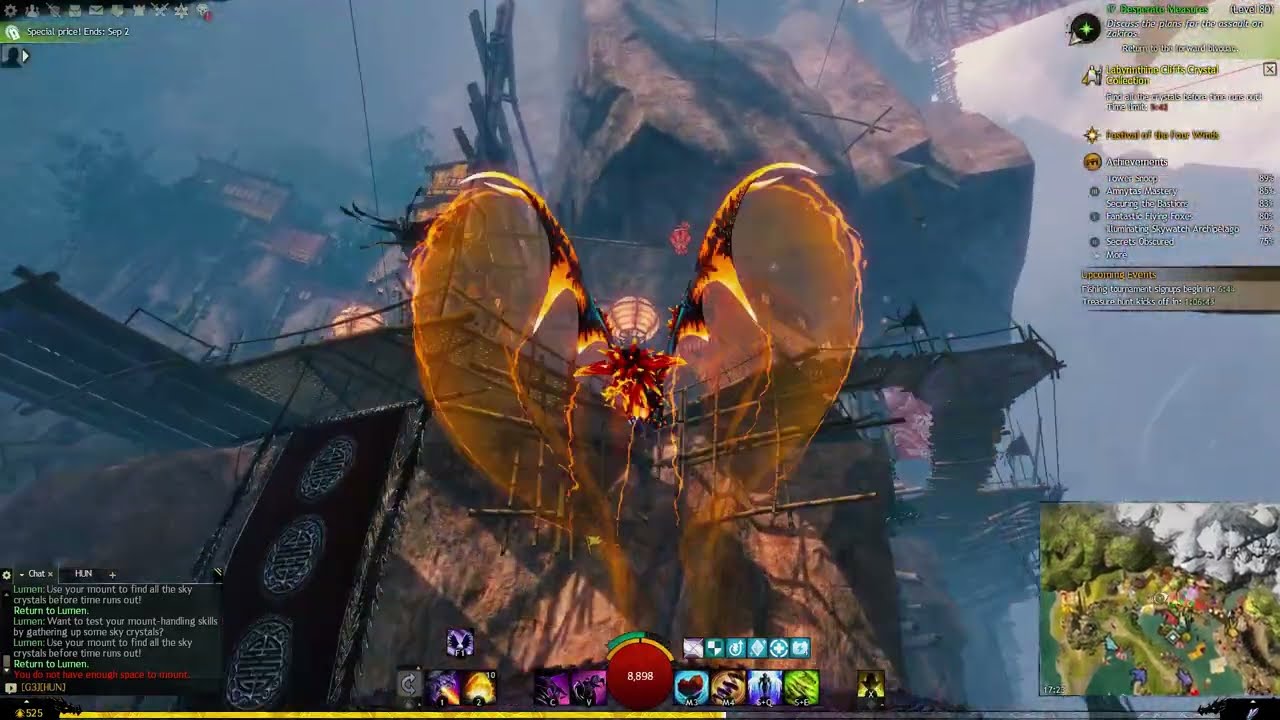 Guild Wars 2 Cuki Asura Kalandok Four Winds Fesztivál! 13.rész Labyrinthine Cliffs Kudarcos epizód!