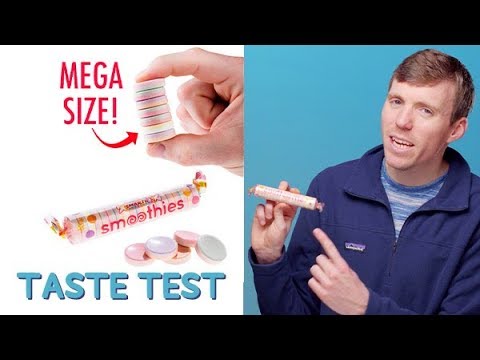 Mega Smoothies Smarties Taste Test - Mega Smoothies Smarties Taste Test
