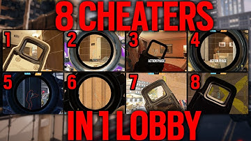 8 CHEATERS IN ONE SIEGE MATCH