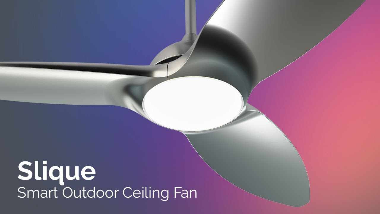 Atomi Smart 60" Wi-Fi Slique Outdoor Ceiling Fan