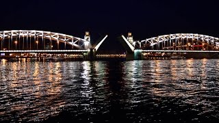 VLOG Raising the bridges Saint-Petersburg/ Развод мостов в Санкт-Петербурге TIMELAPSE