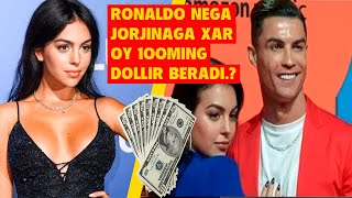 RONALDONING XAR OYDA JORJINAGA 100MING DOLLIR TOLASHI ROSTMI.?