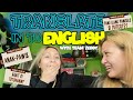 TRANSLATE IN TO ENGLISH ( WITH TEAM ZEBBY ) | PRINCESS THEA
