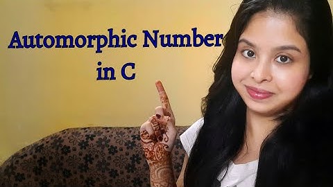 Automorphic Number in C | Automorphic Number | Automorphic  number program in C