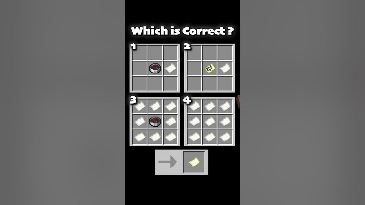 Minecraft Map Recipe - YouTube