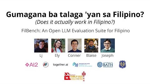 FilBench: Can LLMs Understand and Generate Filipino? (EMNLP 2025)