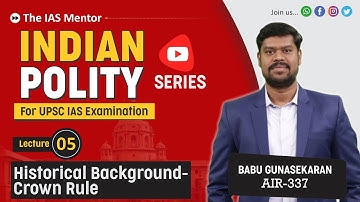 Indian Polity [Series] - Lecture 05 | Indian Council Act of 1861, 1892 & 1909.