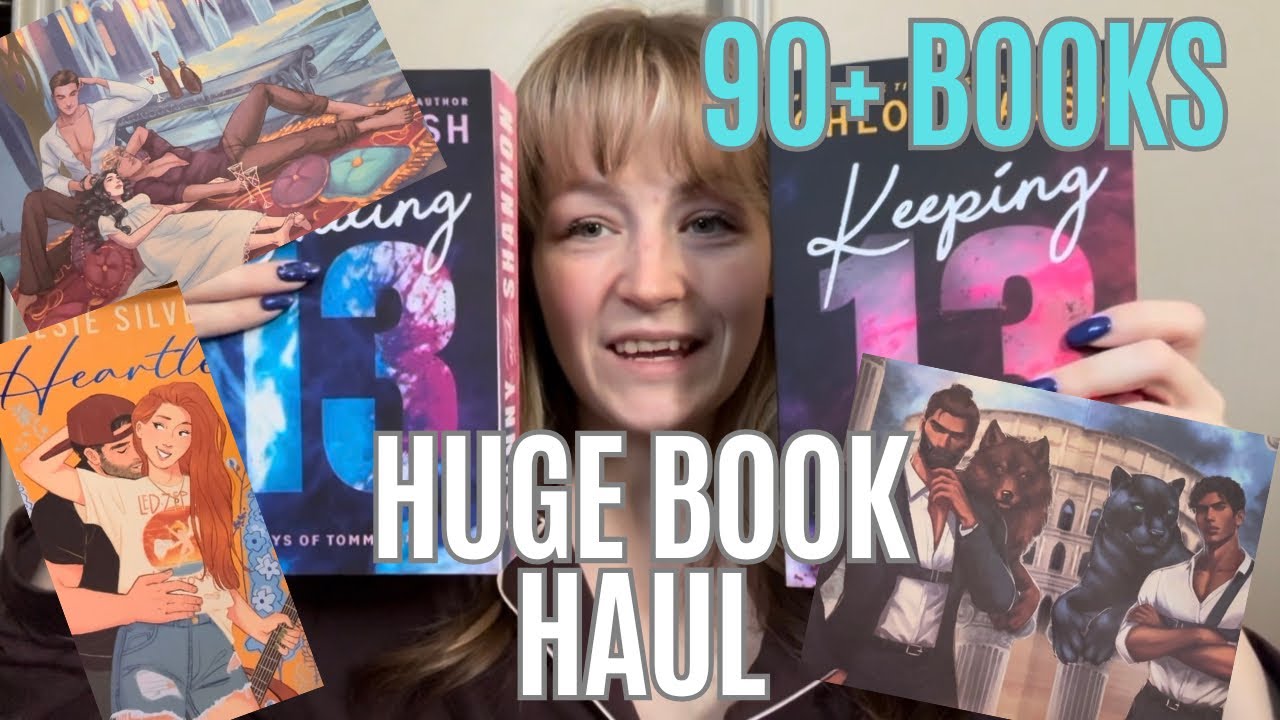 BIGGEST BOOK HAUL 90+ BOOKS😱📚