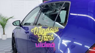 SATISFYING Window Tint Install | Volkswagen GOLF R