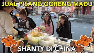 PERTAMA KALI JUAL PISANG GORENG MADU DI CHINA, RASA MANIS DAN GARINGNYA MENARIK PERHATIAN😍‼️