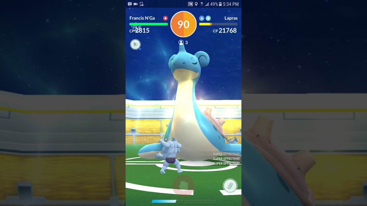 3 Man Lapras Raid! Frost Breath/Hydro Pump Moveset. No Weather Boost