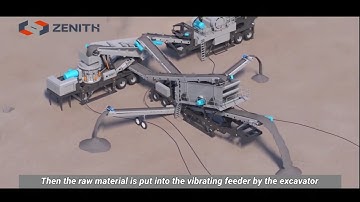 K3 series mobile station crushing and screening sand making project #zenith #mobilecrusher #crushing