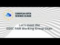 An interview with Sarah Jones:  EOSC FAIR Working Group Chair