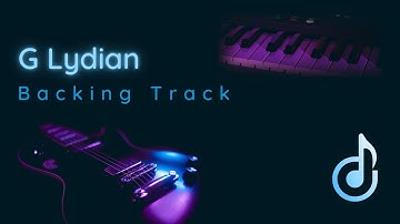 G Lydian backing track for guitar | Blue Dust