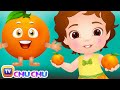 Orange song single  learn fruits for kids  educational songs  nursery rhymes by chuchu tv