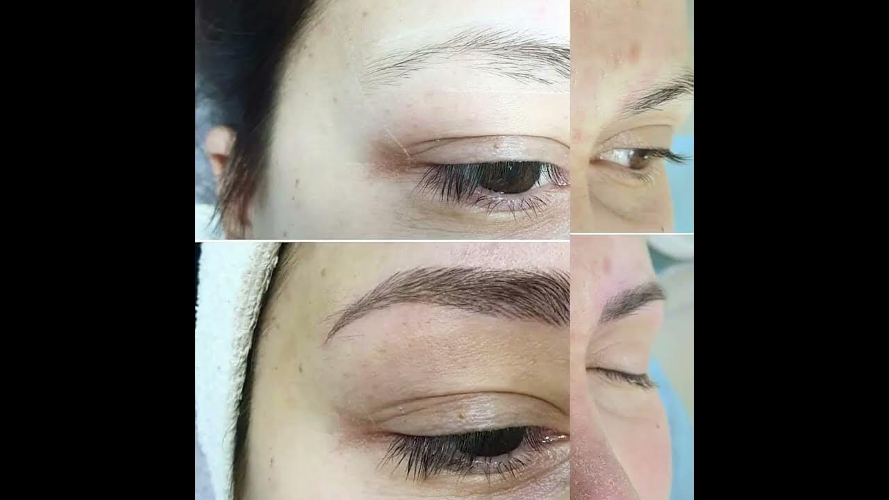 🌺🌞 ️Микроблейдинг | 3D вежди | Вежди косъм по косъм | Microblading ...