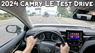 2024 Toyota Camry LE POV Test Drive