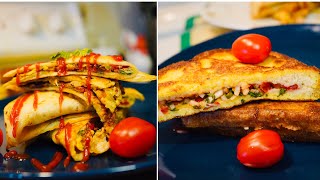 2 EASY & QUICK EGG RECIPES | SAVORY FRENCH TOAST | EGG TORTILLA