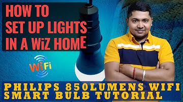 How To Set Up Philips Wiz Smart Light Bulb : Better Than Philips Hue? | WiFi Bulb 😍