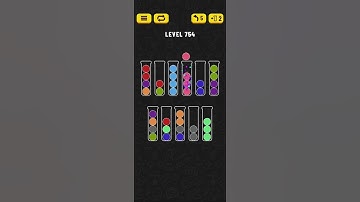 Ball Sort - Color Puzzle Game - Level 754 - Walkthrough SOLVED by RobotPlayer AI!!!
