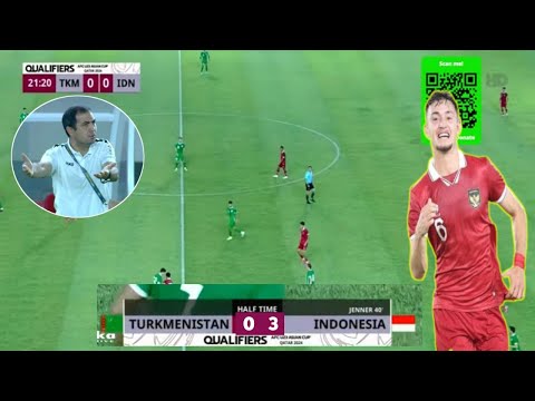 Ivan Jenner Cetak gol Berkelas ❗Hasil Pertandingan Indonesia U-23 vs Turkmenistan U-23