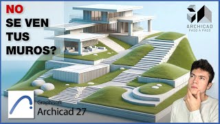 Cómo hacer Plantas Arquitectónicas en PENDIENTE | Archicad 27 | 2024 🏠