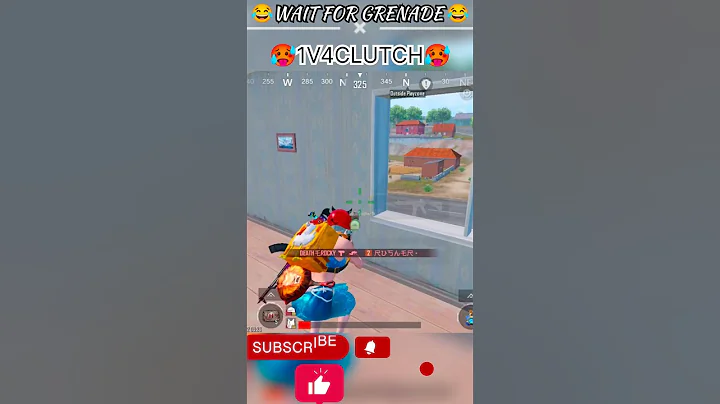 THE PARFECT GRENADE 💥🔥||1V4CLUTCH🥵🥶| #shorts #bgmi #pubg #viral #short #viralshorts #youtube #sevou