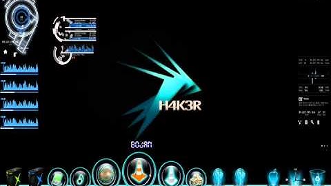 My tuning Rainmeter and RocketDock