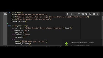 Google Colab : How to make a text based game in google colab using python