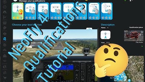 NeoFly 4, how to fly Qualifications