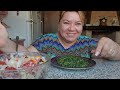 МУКБАНГ 🍽 САЛАТ, ШПИНАТ. ЧАСТЬ 2 .MUKBANG 🍴 lettuce, SPINACH. part 2