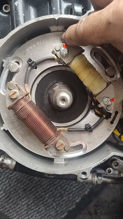 Yamaha xt500 Rex's speed shop upgraded ignition system fitting instructions.
