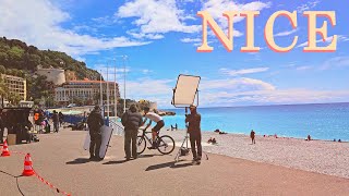 Nice French Riviera Côte d'Azur France Ницца Франция Nizza 🇫🇷 4K 60fps UHD Walking city 🇫🇷