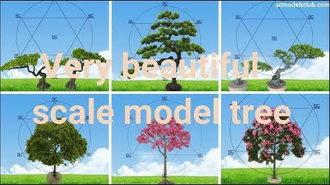 Model Railway Tree Scale Models Tree Architectural Model Tree  DIY Model Tree