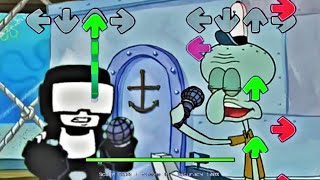 Tankman Vs Squidward (Friday Night Funkin FNF Spongebob Meme)