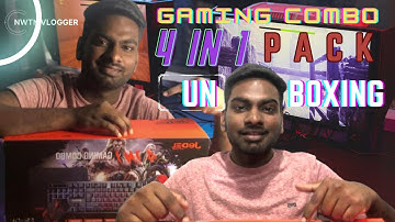 Unboxing the Ultimate Gaming Combo Jedel 4 in 1 Gaming Set Pack