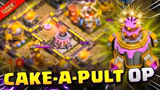 새로운 케이퍼펄트(CAKE-a-PULT) 방어 시설은 정말 사기급입니다 🤯 최고의 TH18 (랭크/레전드 I/II/III) 배치 링크 screenshot 3