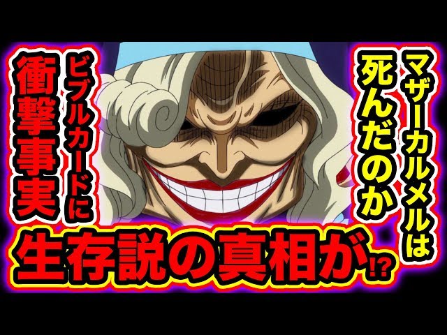 ワンピ黒幕シュトロイゼンを徹底解剖！カルメル失踪の真相と現在の生死