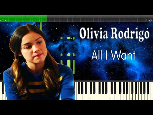 Olivia Rodrigo All I Want Hsmtmts Piano Instrumental Chords Chordify