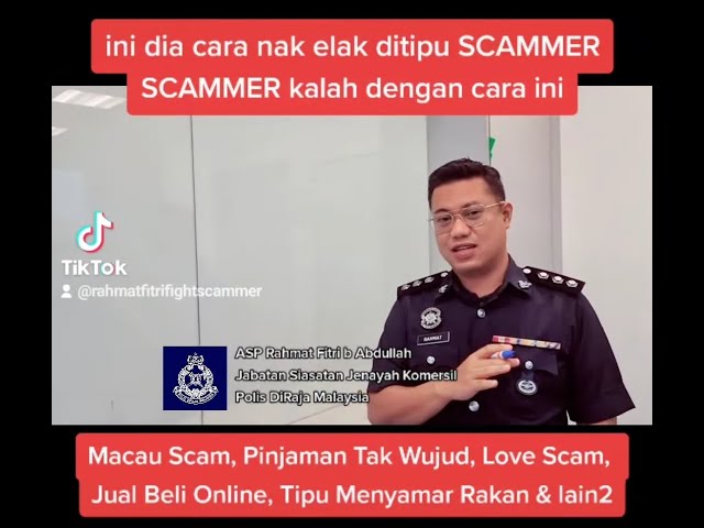 SCAMMER kalah dengan cara ini | Cara nak elak | Sembang Abang Polis class=