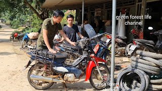 Robert bought a motorbike to transport agricultural products. Green forest life (ep207)