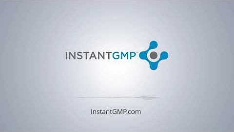 InstantGMP™: GMP Certification Series - Facility Design