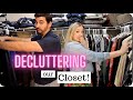 Decluttering Our Closet! *Getting Rid of Half of our Clothes*